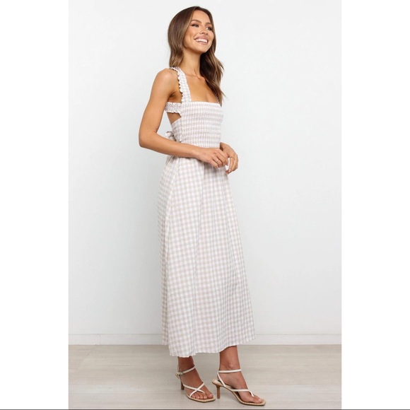 SOLD Petal and pup gingham midi dress - Picture 5 of 6